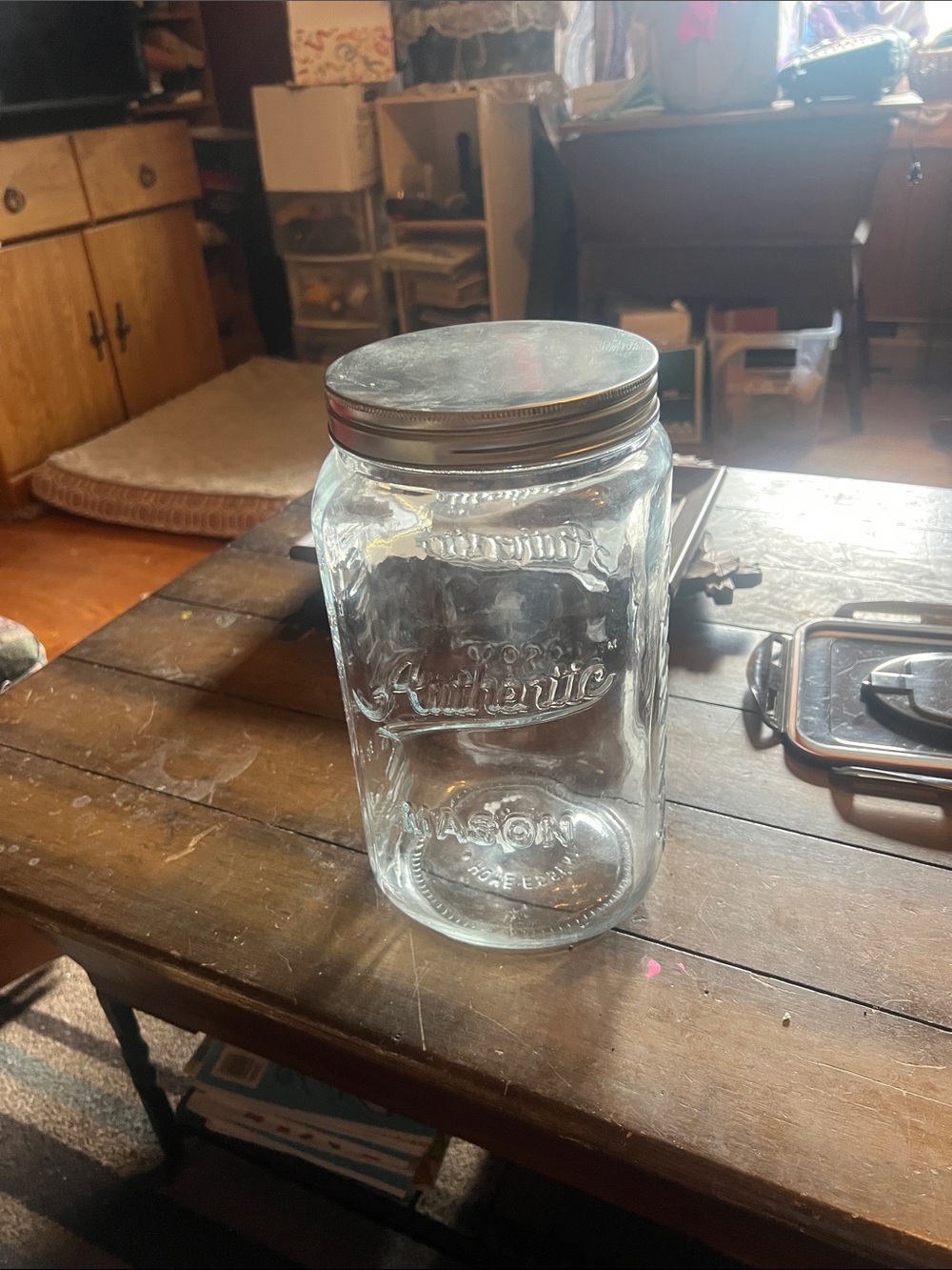 140 ounce mason jar with lid
